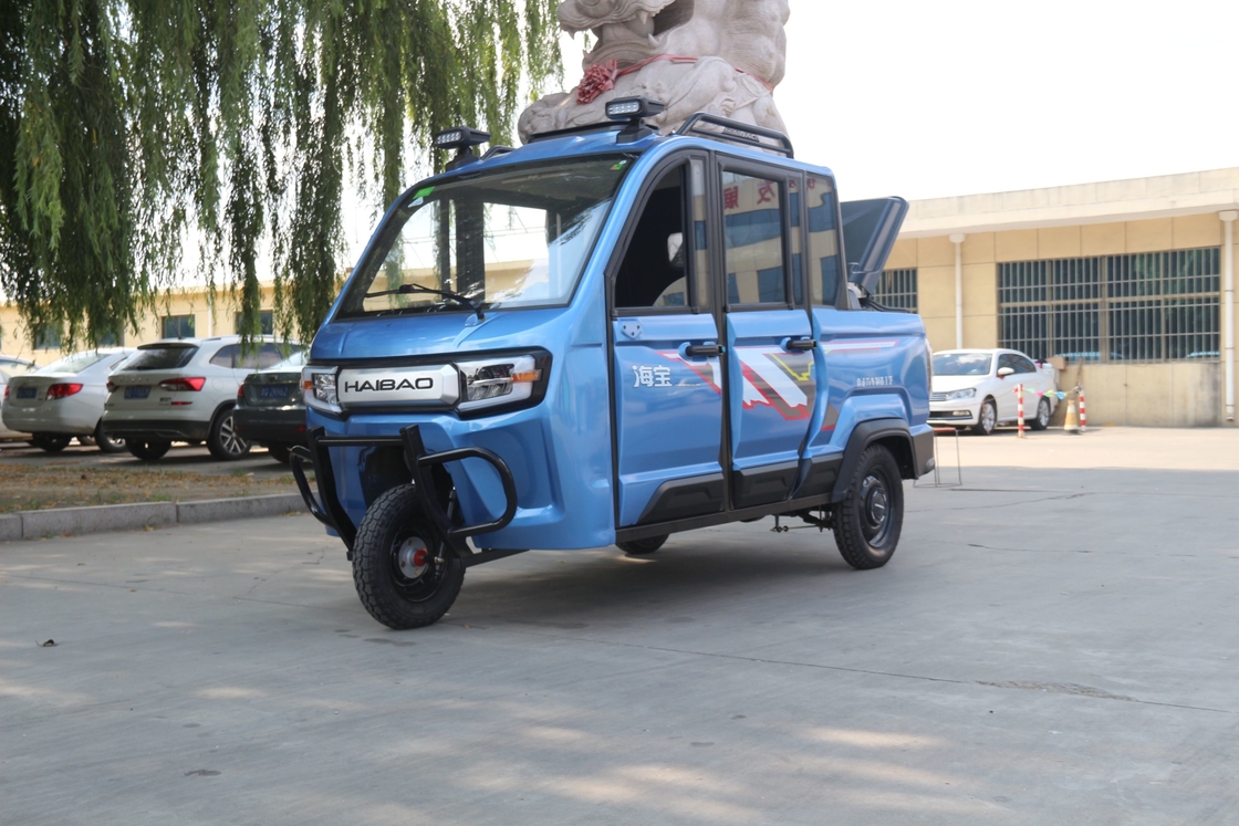 KUKA 300 Closed Electric Pickup Trucks Electric Three Wheeler Pickup Tricycle